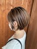 【ハイライト】ショートカット＋ハイライトカラー＋COTA集中トリートメント