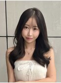 顔まわりレイヤーロング
