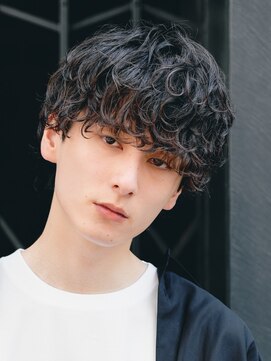 フィフス 原宿(fifth) 原宿シャドウパーマルーズパーマメンズカットラウンドマッシュ