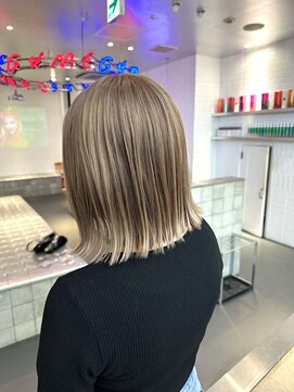 ゲーム 吉祥寺店(GAME) 【柔らかブロンド × くびれ外ハネボブ】