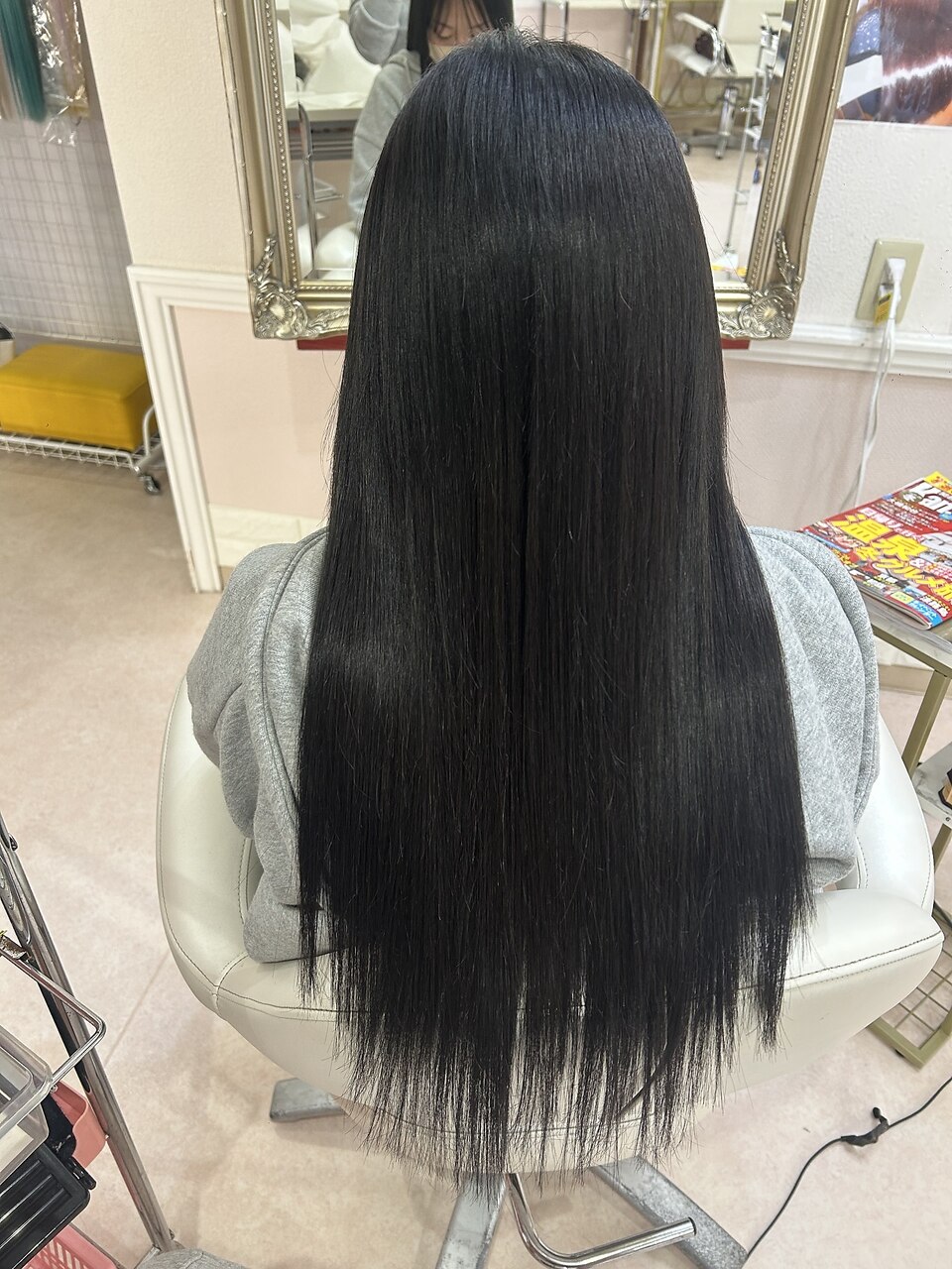 80本シールエクステ　黒髪ヘアーに！ シールエクステ80本】￥15920：L270106302｜デザインヘアーピアジェ