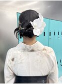 タイトシニヨン卒業式ヘアセット成人式ヘアセット吉祥寺《宮坂》