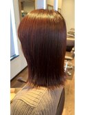 ピンクブラウン×ミネコラトリートメント　20代30代40代50代