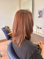 アトリーチェタ 田富店(ATTRICE)&nbsp;レイヤー/オレンジカラー/40代/50代/ミディアム