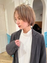 ロンドロゼ 池袋(Lond rose)&nbsp;♪ ショートボブ/ミルクブラウン/シースルー/30代40代50代