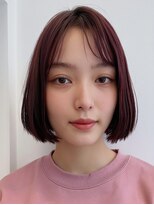 ロディーナコク 大口 新子安(rodina.coc) ダークパープル/ナチュラルショート/ミルクブラウン/夏/大口子安