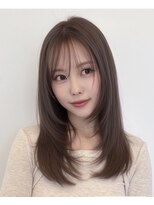 イイネ(iine) 20代30代40代小顔カット大人かわいいくびれレイヤー前髪韓国
