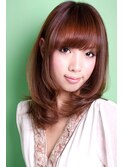 上品カラーワンカールボブ