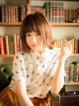 マニッシュ 吉祥寺北町店(mannish) 愛され外はねボブスタイル