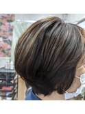 カット+おしゃれ白髪染め