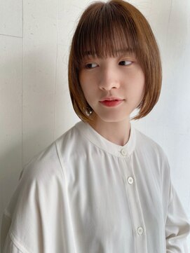 ベイルーム(BAYROOM by HONEY omotesando) 【BAYROOM横浜】ぱつっとミニボブ×クリーミーベージュ