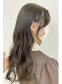 【Euphoria】韓国風小顔顔まわりレイヤー＊チョコブラウンカラー