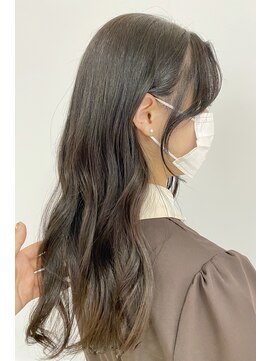 ユーフォリア 新宿店(Euphoria) 【Euphoria】韓国風小顔顔まわりレイヤー*チョコブラウンカラー