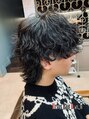 アーサス ヘアー デザイン 近江店(Ursus hair Design by HEADLIGHT) トレンドマッシュウルフ波巻きパーマ