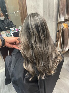 ラフ(LAFF) #黒髪#ボブルフ#ネビージュ#小顔#ワンレン