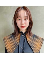 アマーク(a mark)&nbsp;【小川　結女花】ピンクベージュロブ