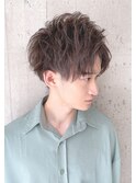 【Lond robin】高瀬慎也アップバング無造作パーマツーブロ