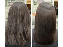 美容師よりも更に髪質改善に特化した【髪質改善師】として髪をキレイに扱いやすい状態へと導いていきます。