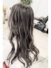【コントラストハイライト】追いブリーチ￥18000