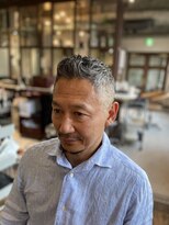 リバレッジ 広尾(Leverage)&nbsp;大人イケオジ海外メンズヘアミリタリーアーミーヘア