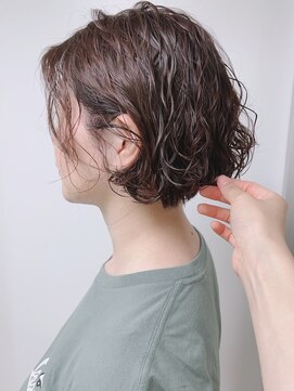 モリオフロムロンドン 原宿本店(morio from London) 【morio原宿】スパイラルパーマ　ショートパーマ　前髪なし