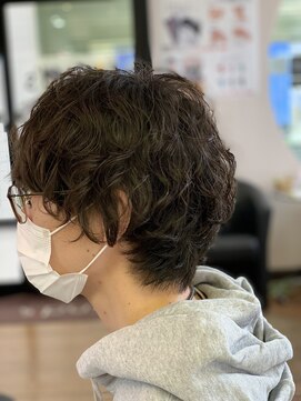 フレンズ 環状通東店(friend's) 波巻きツイストスパイラルパーマメンズマッシュ　8