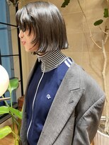 ボブレイヤー・ウルフボブ・大人ボブ・暗髪・銀座京橋20代30代