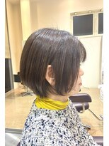 レッド(ReD) 髪質改善カラー ショートボブ 大人