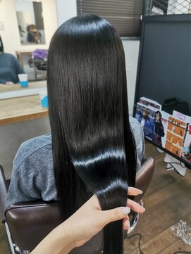 ヘアーラボ アッシュ(Hair Labo ASH) 韓国っぽ、うる艶黒髪ロング