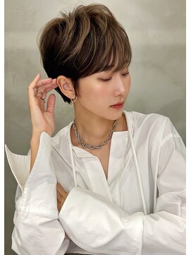 ロンドプロフィール 浦和(Lond profil) 浦和ショートヘアショートカット白髪ぼかし白髪染めボブ40代50代