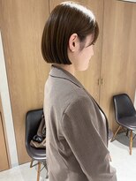 ラミエ バイ メルト 吉祥寺(lamie by melt)&nbsp;"久保田"ぷつっとボブ顔まわり小顔カット切りっぱなしヘア
