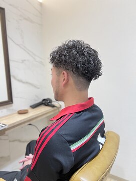 ラポールヘアー(rapport hair) ツーブロック×くるくるパーマ*