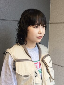 ヘアーアイストゥーレ(HAIR ICI TRE) レイヤーパーマ ウルフパーマ 担当東川内遥