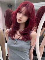 レディアル 渋谷(REDEAL)&nbsp;ワンホンヘア/韓国ヘア/ウルフ/前髪[レイヤーカット/渋谷]