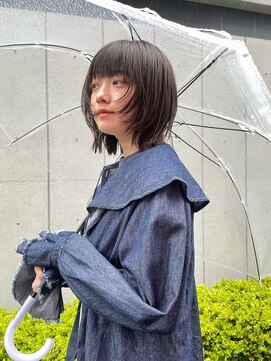 メゾンアクア 表参道(Maison ACQUA) ◎ショートレイヤーボブウルフ縮毛矯正10代20代30代