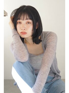 パール(PearL) 【PearL】小顔ヘア/黒髪くびれボブ/ネビージュ/20代30代ヘア