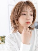 八潮/髪質改善/ミルクティーピンク☆レイヤーパーマボブウルフj