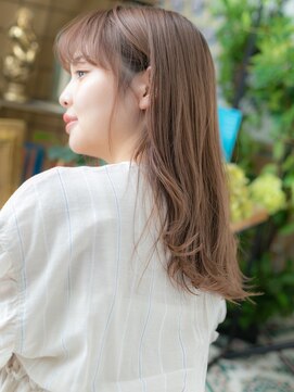 カバーヘア ブリス 戸田公園西口店(COVER HAIR bliss) ★ミルクティーアッシュ細めハイライト抜け感ロング20代30代★1