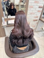 アッシュ 新杉田店(Ash)&nbsp;レイヤーカット×ワインレッド