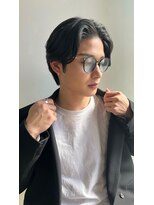 レブヘアー 西院(LEVHAIR)&nbsp;スパイラルパーマスペインカールダークアッシュニュアンスパーマ