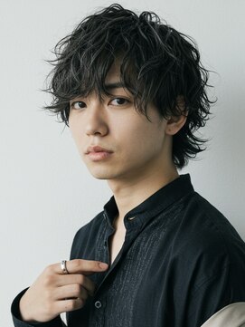 キャンバス バイ ネオリーブ 横浜西口(Canvas by neo.) フェザーパーマ/センターパート/ニュアンスパーマ/マッシュ/横浜