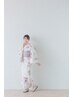 【夏まつり専用/８月末まで】浴衣レンタル＋着付け(小物一式込み)