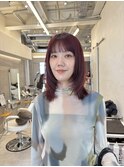 柔らかカシスピンク×フェイスレイヤー
