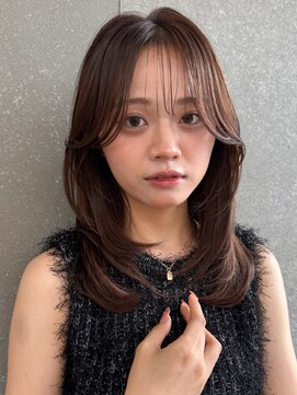 ロンドワン 三宮元町(Lond one) ロングヘア/レイヤーカット/顔周りカット/フェイスレイヤー/前髪