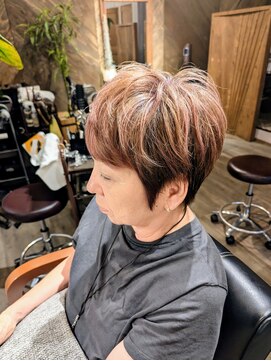 ヘアードレスビュー(hair dress V.I.E.W) ハイライトでピンクヘア♪