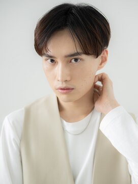 モッズヘアメン 名護大東店(mod's hair men) 20代30代かき上げ短髪リクルートスーツフェザーマッシュg名護