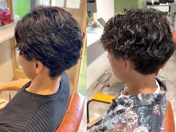 コティ(koti)の写真/メンズ施術に長けたスタッフが直毛・軟毛のお悩み解消。ツイスト・フェザーパーマで周りと差をつける。
