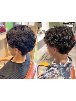 メンズ施術に長けたスタッフが直毛・軟毛のお悩み解消。ツイスト・フェザーパーマで周りと差をつける。