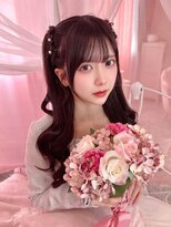 リルミー(Lilme) 橋本菜々子ちゃん編み上げハーフツイン*まゆ/小顔/大須 栄