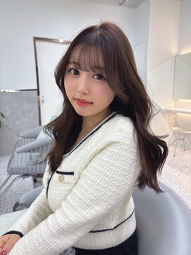 ロール 博多(Role) ベージュカラー/透明感カラー/レイヤーカット/韓国ヘア/顔周り